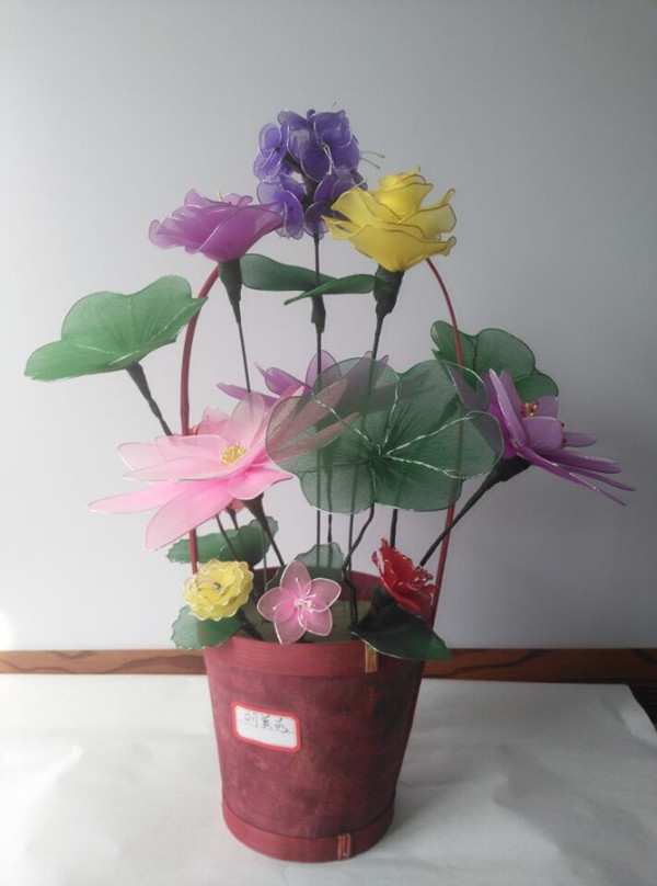 学员丝网花作品集